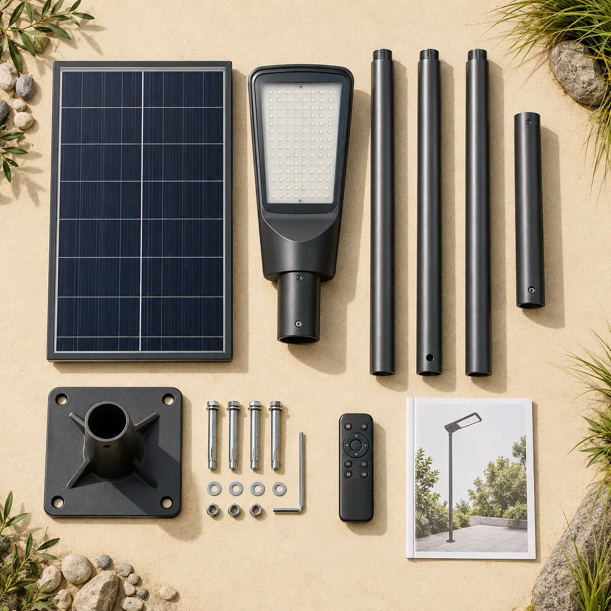 Lampadaire solaire : éclairer une allée ou un parking sans raccordement électrique