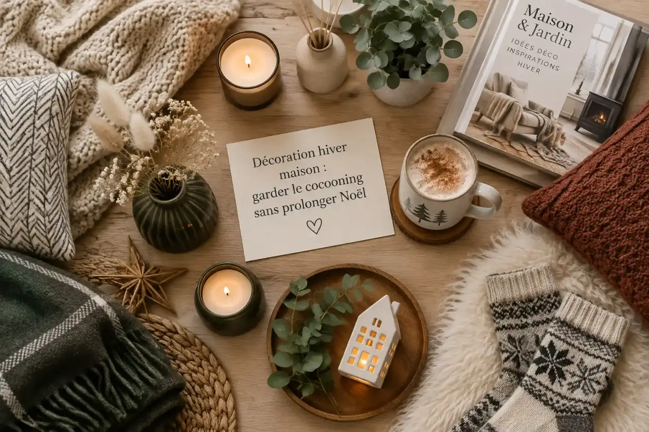 Décoration hiver maison : garder le cocooning sans prolonger Noël